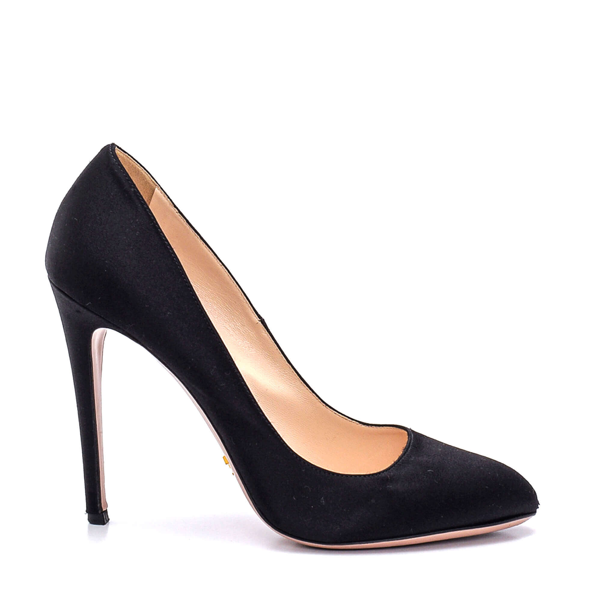 Prada - Black Satin Pumps